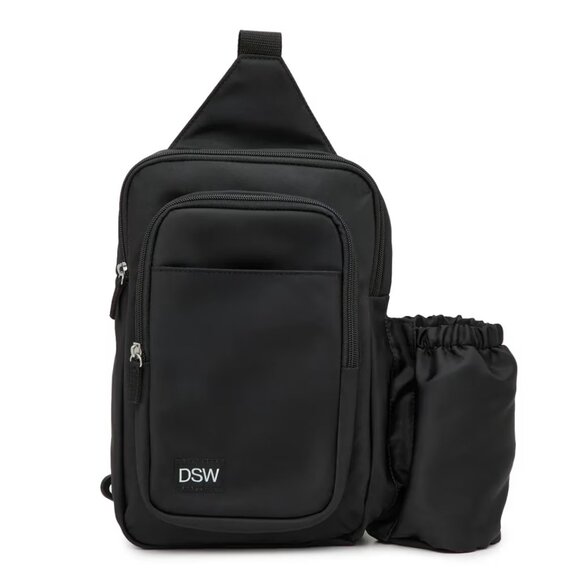 New DSW Black Sling Bag - Picture 3 of 7